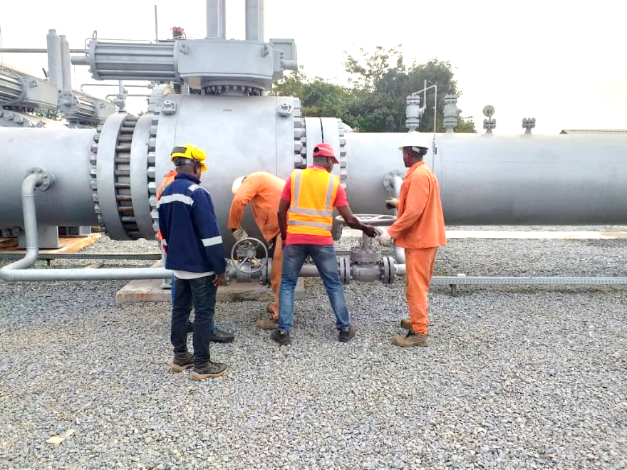 OB3 gas pipeline commissioning – field operation